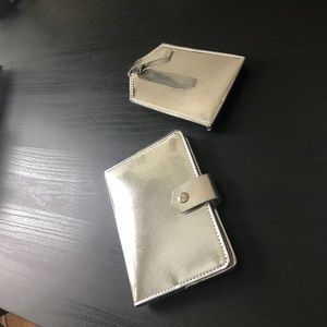 Metallic / Halo Luggage Tag and Passport Holder